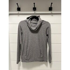 Lululemon Make A Move Cowl Neck Long Sleeve Top Heathered Gray Size 2-4